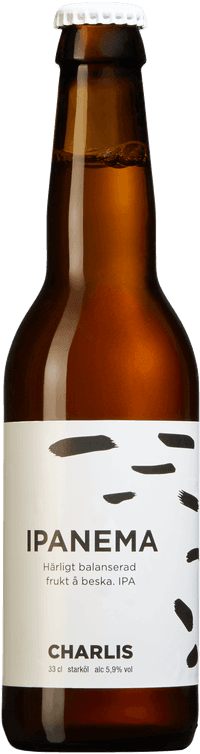 Ipanema India Pale Ale by Charlis Brygghus, beer label
