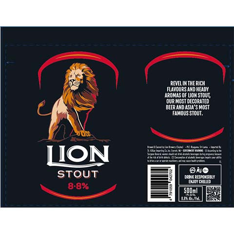 Lion Stout by Lion, beer label