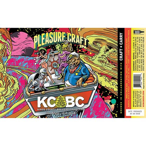 Kings County Brewers Collective Pleasure Craft IPA by Kings County Brewers Collective, beer label