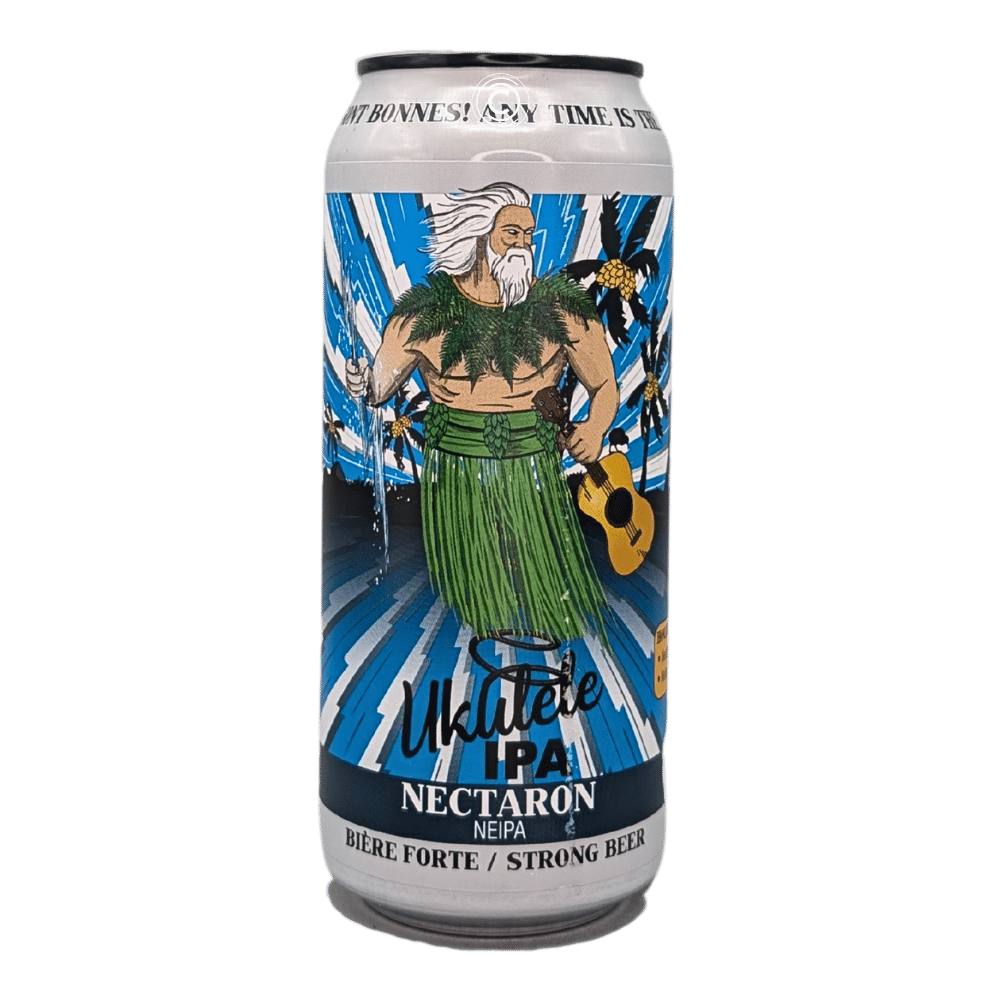 Ukulele IPA: Nectaron Hazy IPA by Lagabière Microbrewery, beer label