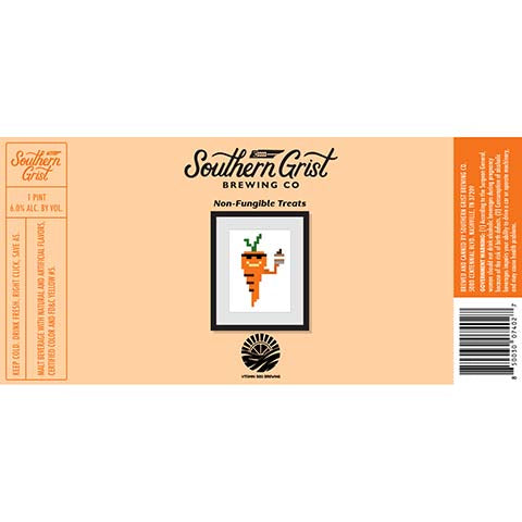 Southern Grist Non-Fungible Treats by Southern Grist Brewing Company, beer label