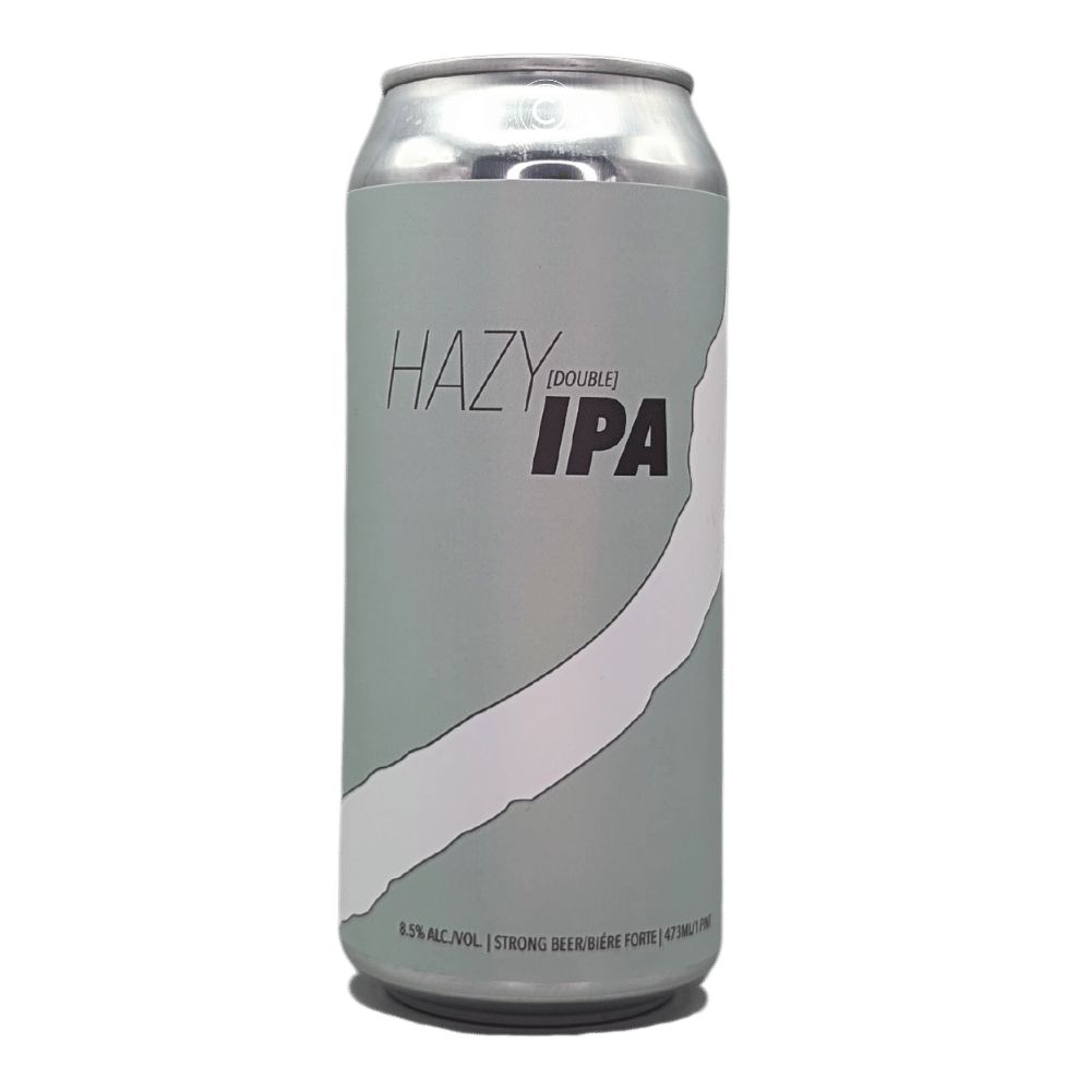 Hazy Double IPA by Sawback Brewing Co., beer label