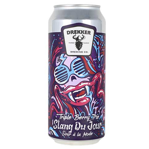 Drekker Slang Du Jour - Triple Berry Pie Sour by Drekker Brewing Company, beer label