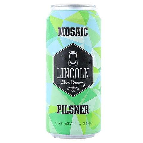 Lincoln Mosaic Pilsner by Lincoln Beer Company, beer label