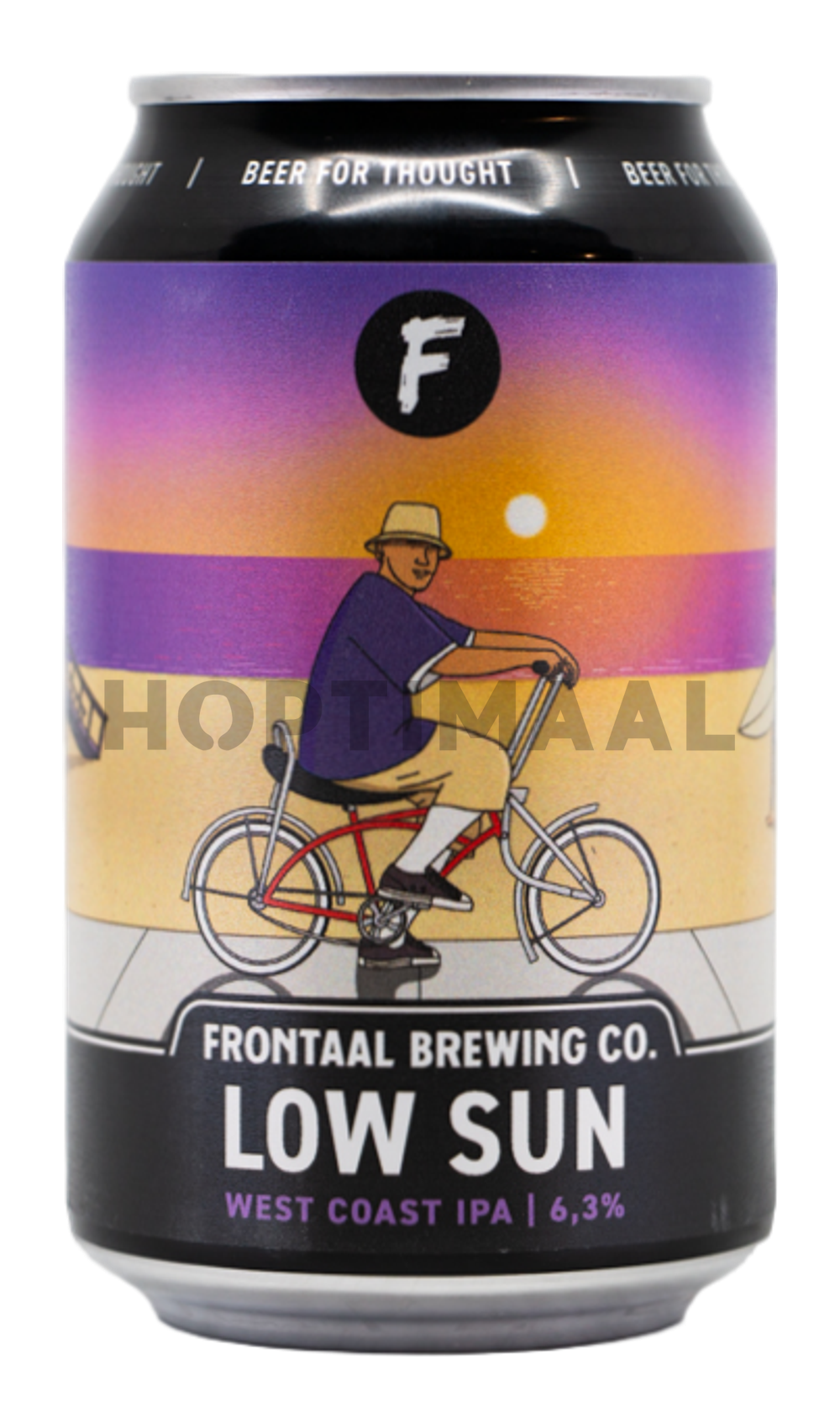 Frontaal Low Sun by Frontaal Brewing Co., beer label