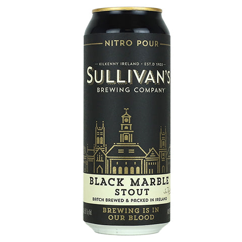 Sullivan's Black Marble Stout by Sullivan's Brewing Company, beer label