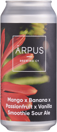 Mango x Banana x Passionfruit x Vanilla Smoothie Sour Ale by Arpus, beer label
