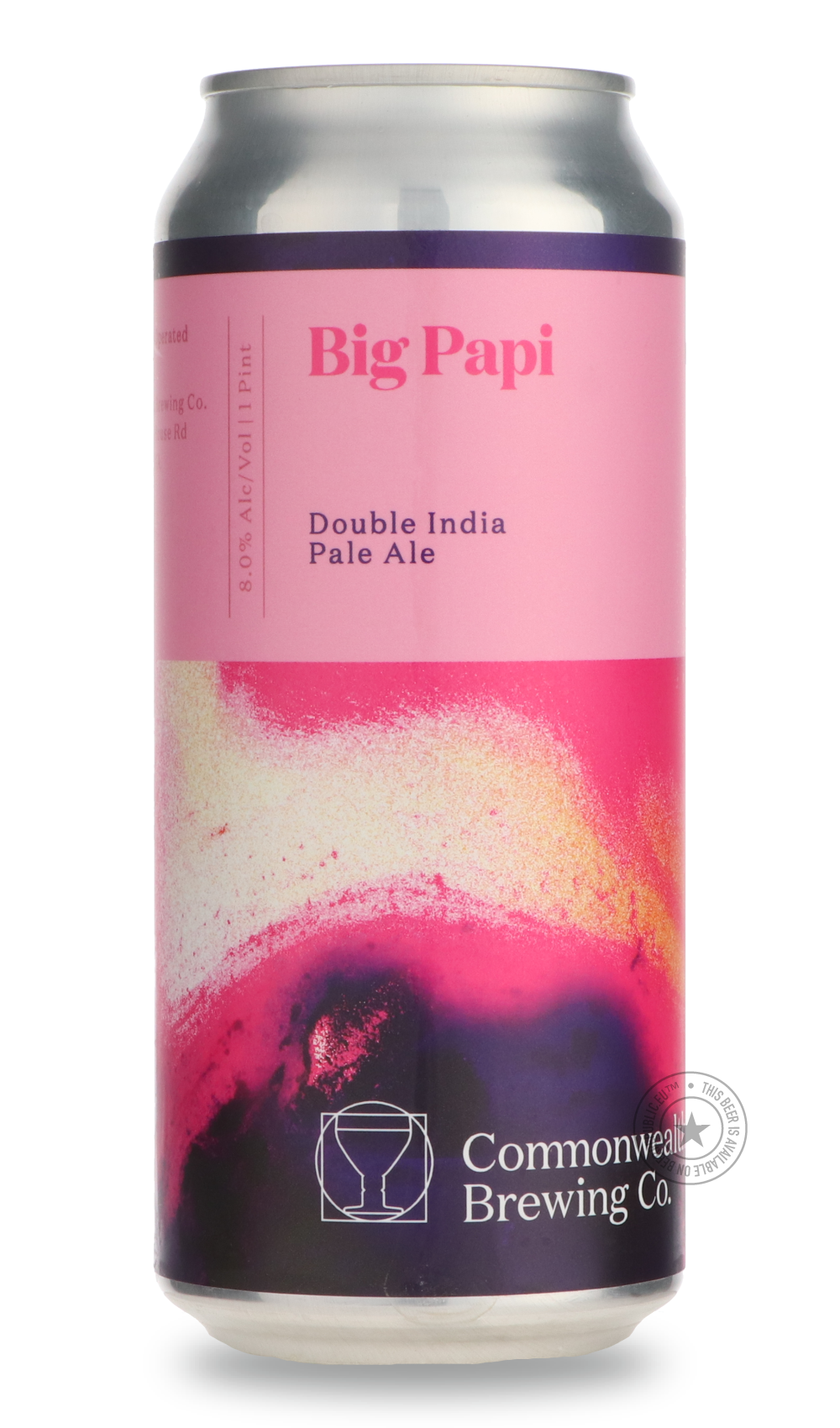 Big Papi by Commonwealth Brewing Co., beer label
