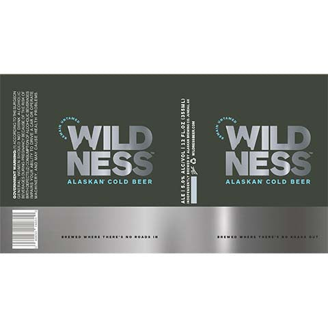Alaskan Wildness by Alaskan Brewing Co., beer label