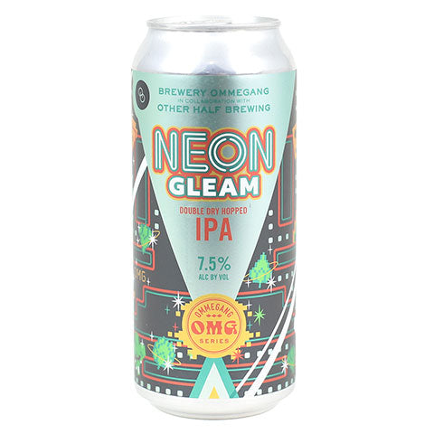 Ommegang/Other Half Neon Gleam Double Dry Hopped IPA by Ommegang, beer label