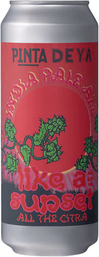 Like A Sunset by Deya Brewing Company, beer label