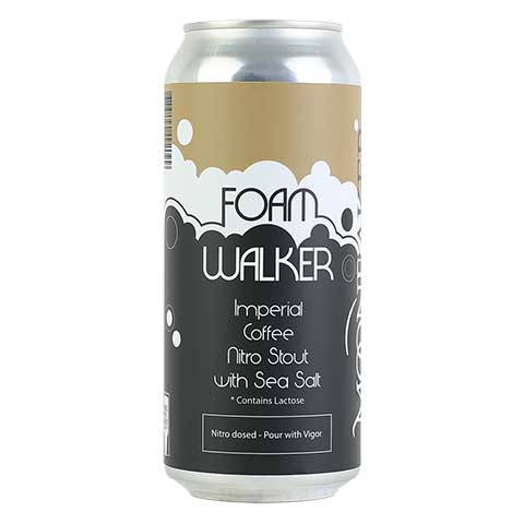 Moonraker Foam Walker Imperial Coffee Nitro Stout by Moonraker Brewing Co, beer label