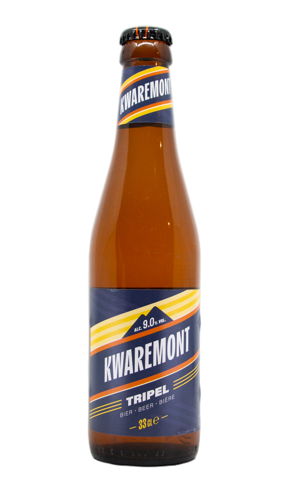 Kwaremont Tripel by Brouwerij De Brabandere, beer label