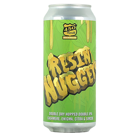 450 North Resin Nuggets IPA by 450 North Brewing Company, beer label