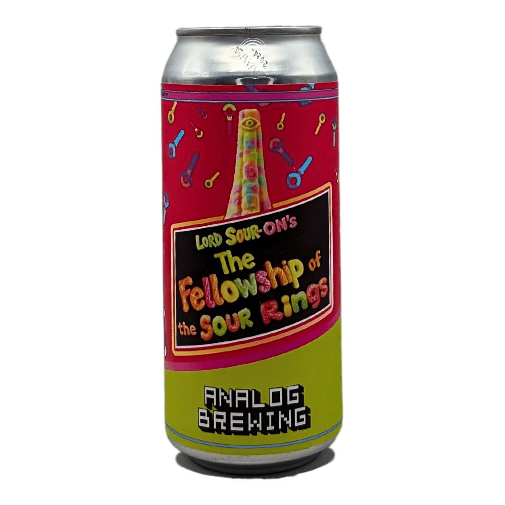 Lord Sour-on's The Fellowship of the Sour Rings Sour by Analog Brewing Company, beer label