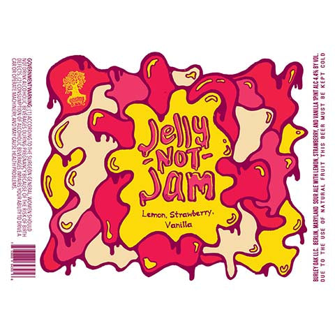 Burley Oak Jelly Not Jam (Lemon, Strawberry, Vanilla) by Burley Oak Craft Brewery, beer label