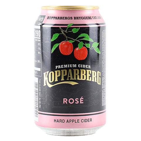 Kopparberg Rosé Premium Cider by Kopparbergs Bryggeri, beer label