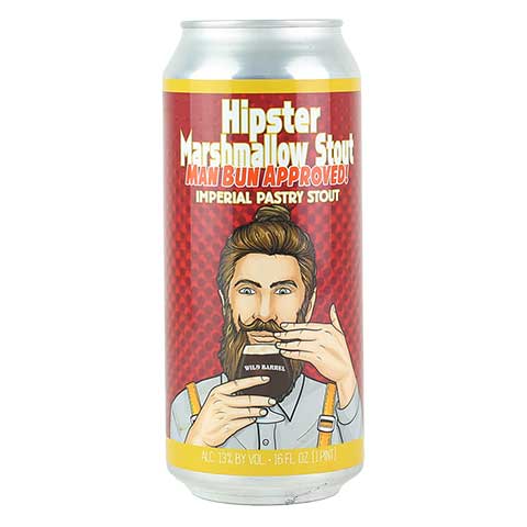 Wild Barrel Hipster's Love Marshmallow Stout by Wild Barrel Brewing Company, beer label
