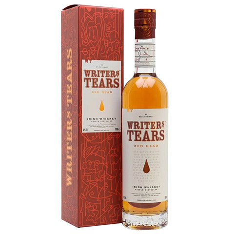 Writers' Tears Red Head Irish Whiskey by Walsh Whiskey, beer label