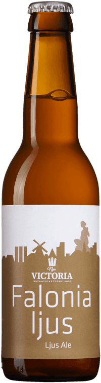 Falonia Ljus Ale by Bryggeriaktiebolaget Nya Victoria, beer label