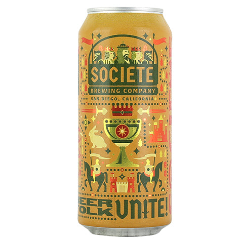 Societe Grail Seeker IPA by Societe Brewing Company, beer label