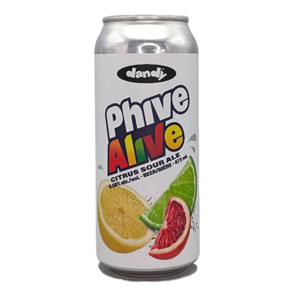 Phive Alive Citrus Sour by The Dandy Brewing Company, beer label