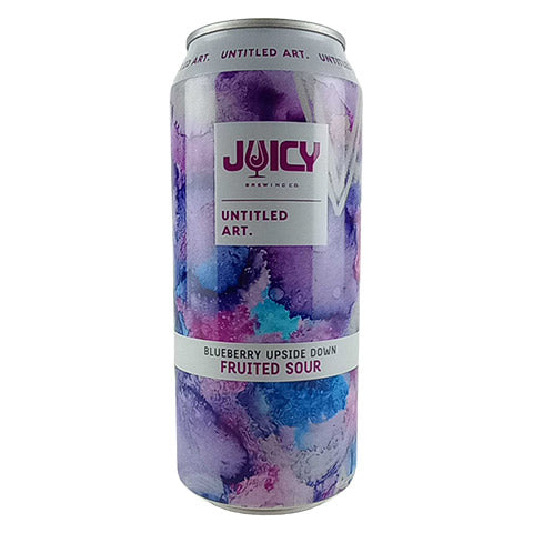 Untitled Art Blueberry Upside Down Fruited Sour by Untitled Art, beer label