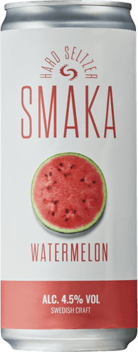 SMAKA Watermelon Hard Seltzer by Smaka Seltzers, beer label