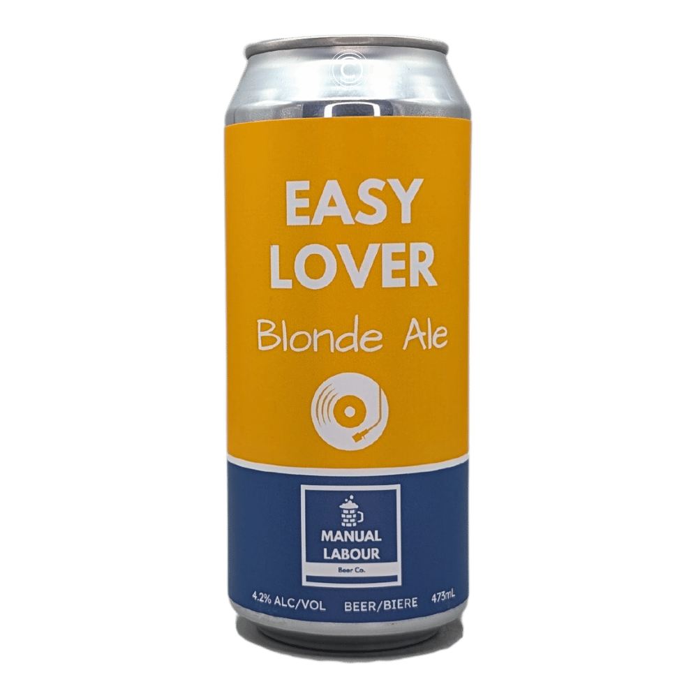 Easy Lover Blonde Ale by Manual Labour Beer Co., beer label