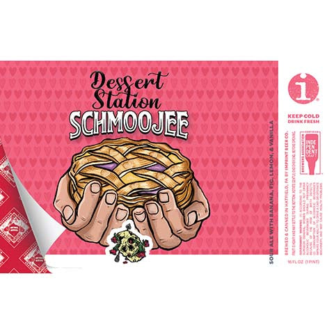 Imprint Beer Dessert Station Schmoojee Sour Ale by Imprint Beer Company, beer label