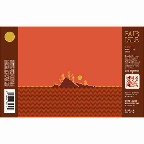 Fair Isle Gabriel Vienna Style Saison by Fair Isle Brewing, beer label