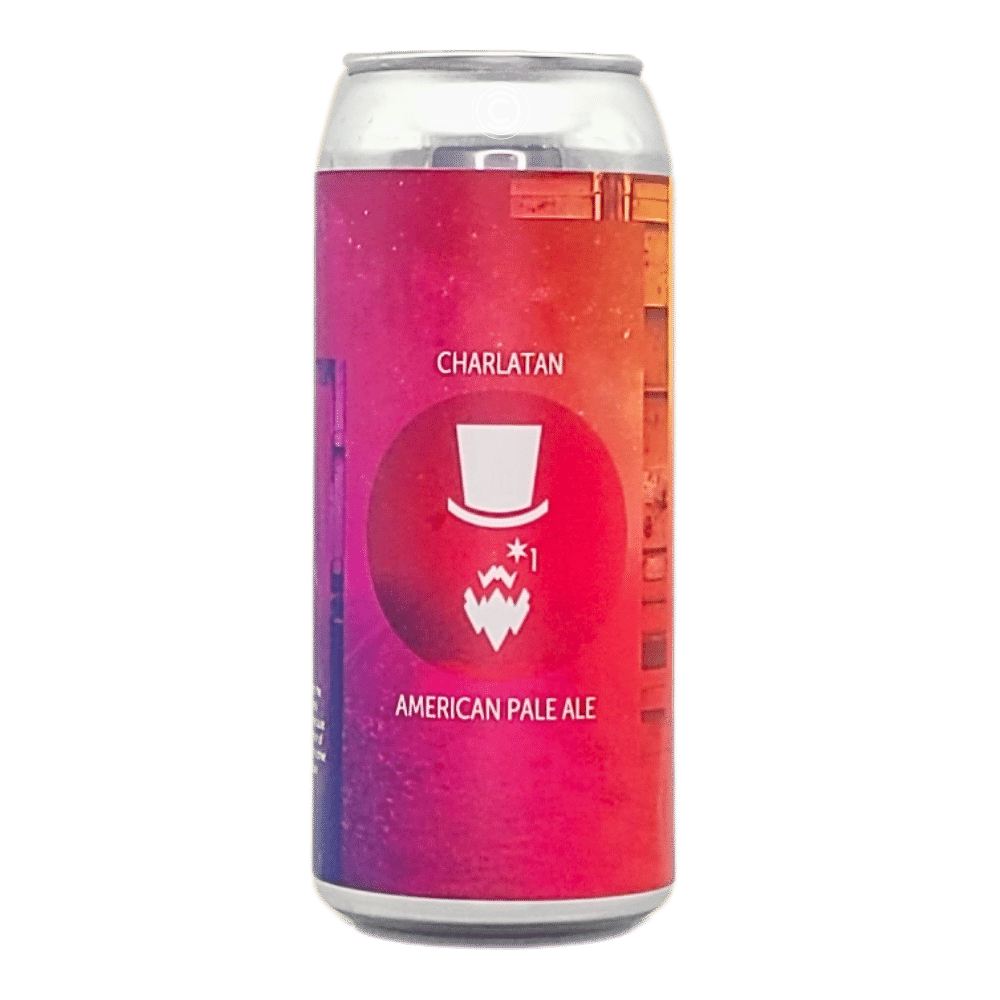 Charlatan Pale Ale by Maplewood Brewing Company, beer label
