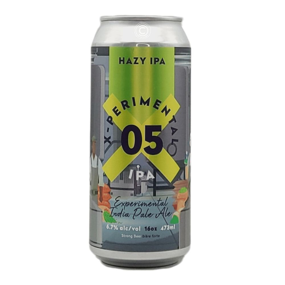 X-Perimental #5 Hazy IPA by Camp Beer Co., beer label