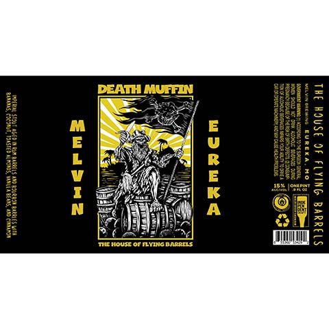 Melvin Death Muffin Imperial Stout by Melvin Brewing, beer label