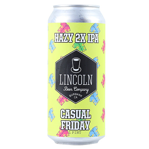 Lincoln Casual Friday Hazy 2X IPA by Lincoln Beer Company, beer label