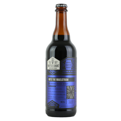 Bottle Logic Into the Maelstorm Stout by Bottle Logic Brewing, beer label
