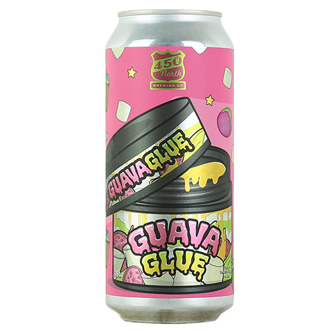 450 North Guava Glue Slushy XXL Fruited Sour by 450 North Brewing Company, beer label