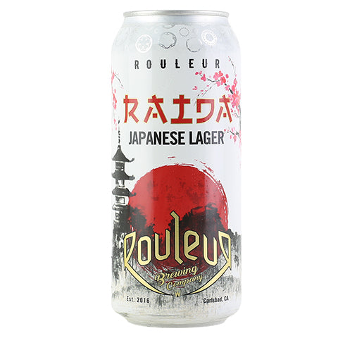 Rouleur Raida Japanese Lager by Rouleur Brewing Company, beer label