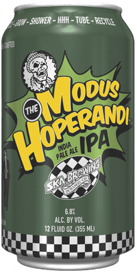 Modus Hoperandi India Pale Ale by Ska Brewing, beer label