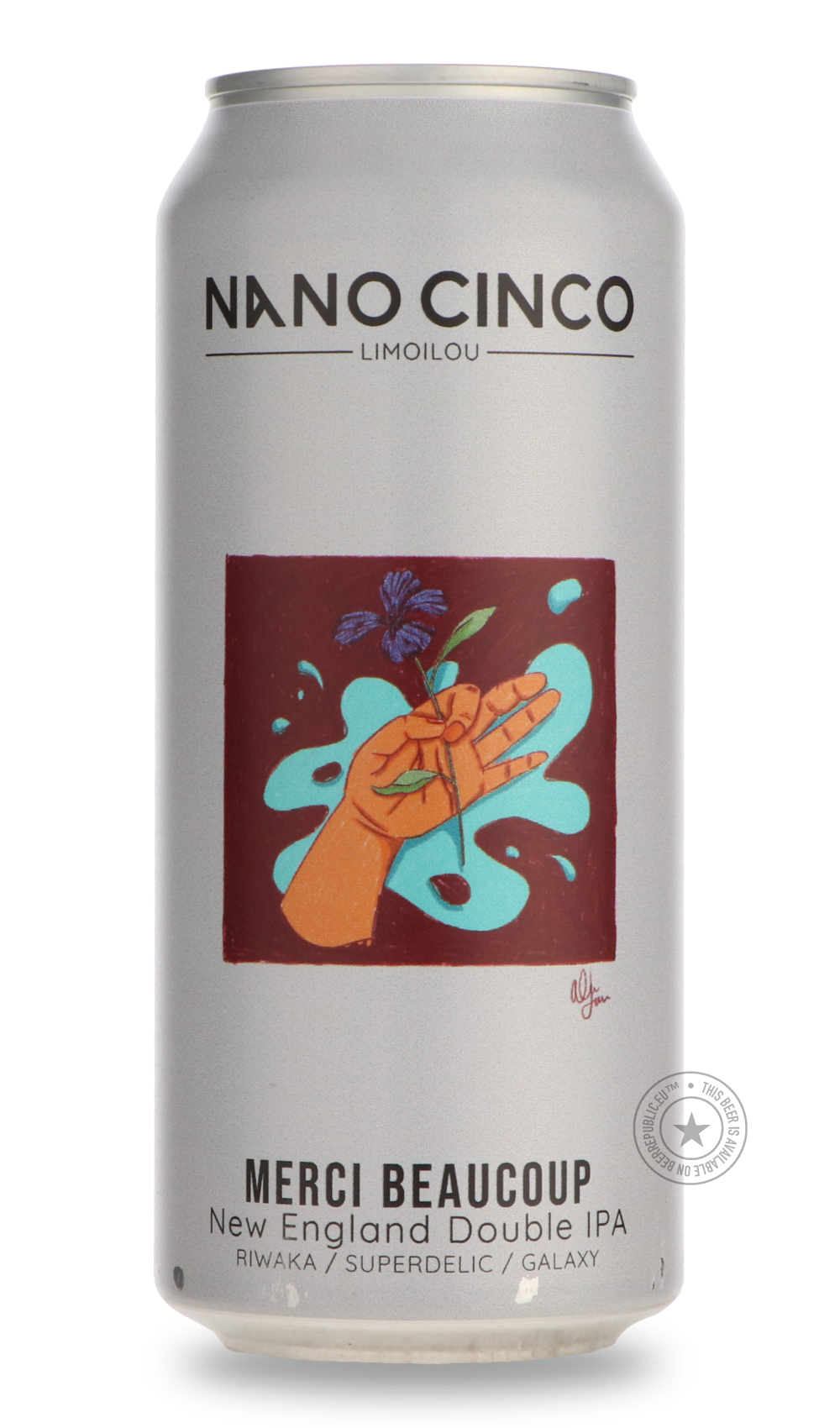 Merci Beaucoup by Nano Cinco, beer label