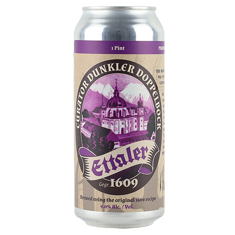 Klosterbrauerei Ettaler Curator Dunkler Doppelbock by Klosterbrauerei Ettal, beer label