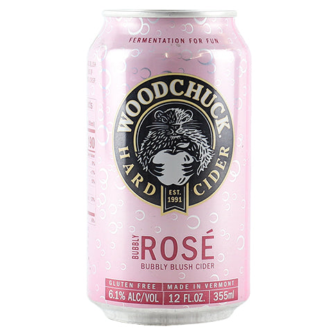 Woodchuck Bubbly Rose Cider by Woodchuck Cider, beer label