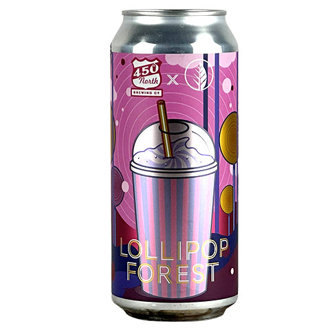450 North Slushy XXL Lollipop Forest Sour by 450 North Brewing Company, beer label
