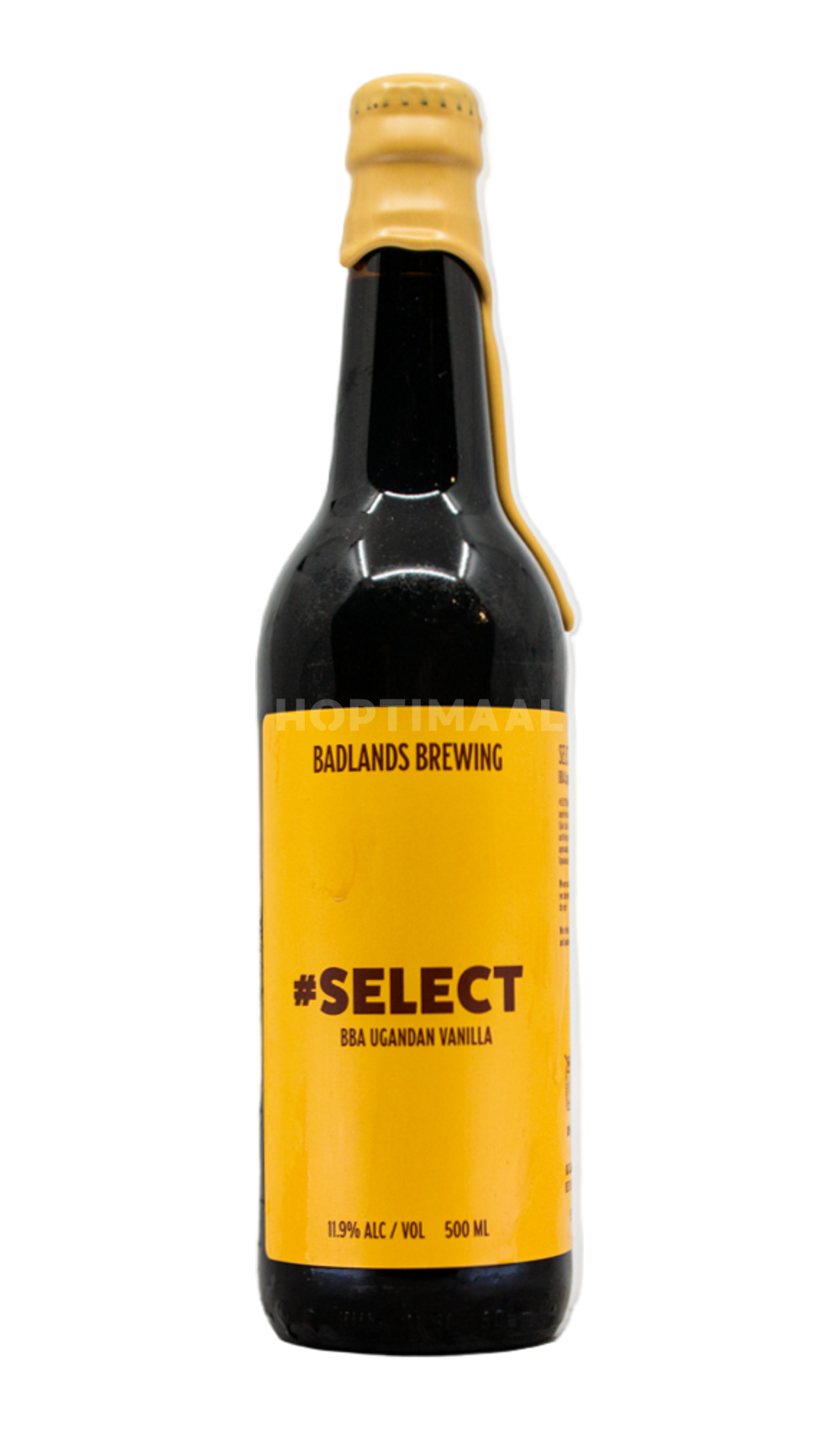 Badlands #SELECT - BBA Ugandan Vanilla (2026) by Badlands Brewery, beer label