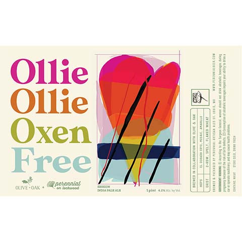 Perennial Ollie Ollie Oxen Free Session IPA by Perennial Artisan Ales, beer label
