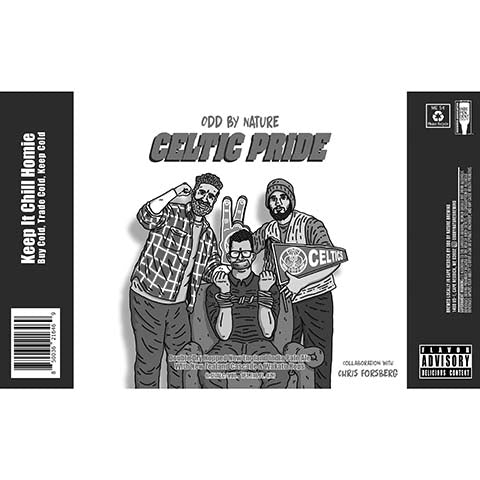 Odd By Nature Celtic Pride DDH NEIPA by Odd By Nature Brewing, beer label