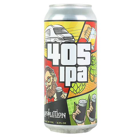 Absolution 405 IPA by Absolution Brewing Co, beer label