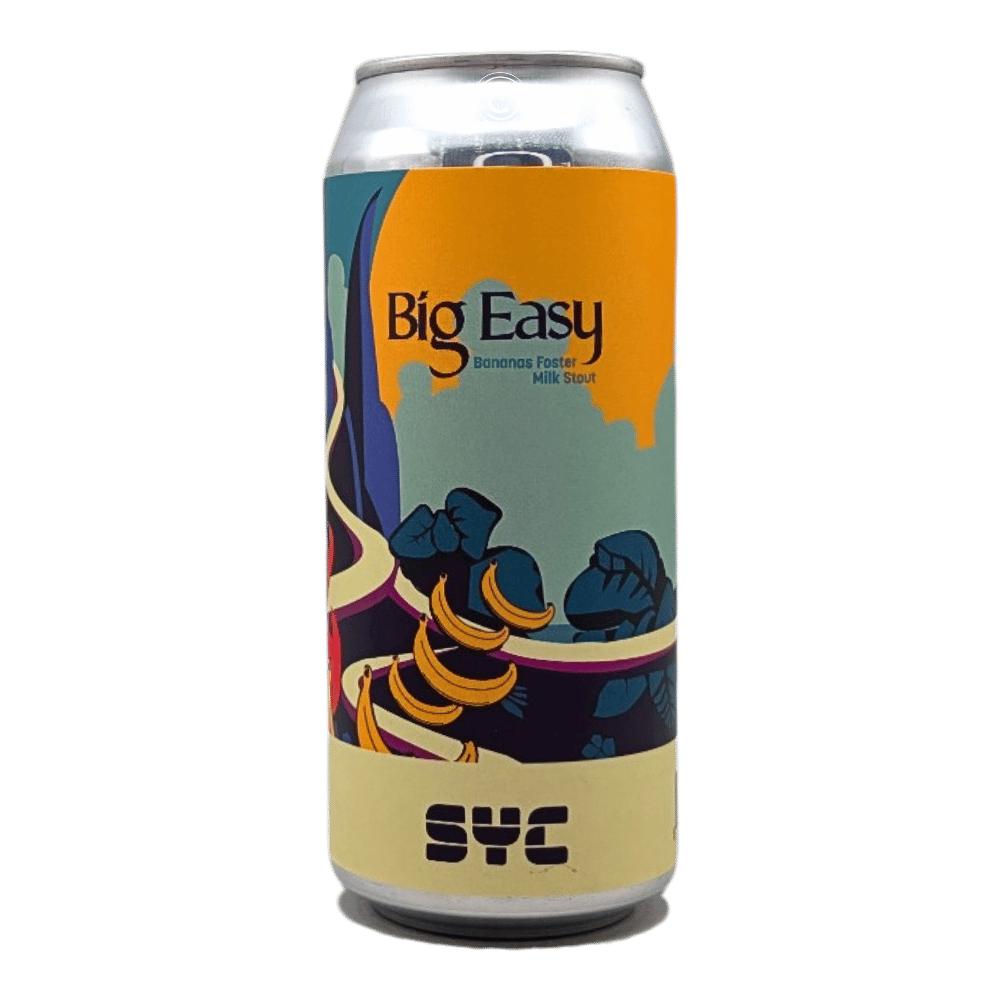 The Big Easy Banana Foster Nitro Stout by SYC Brewing Co., beer label