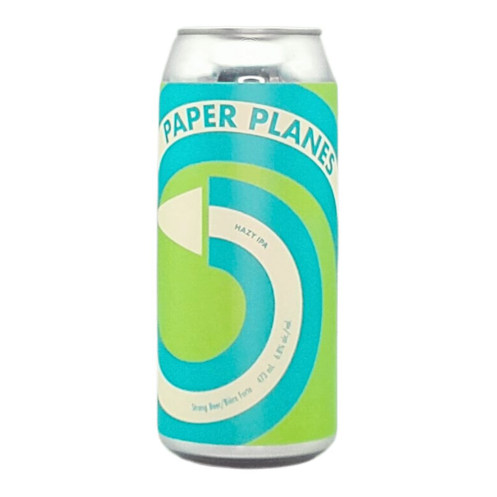 Paper Planes Hazy IPA by Cabin Brewing Company, beer label