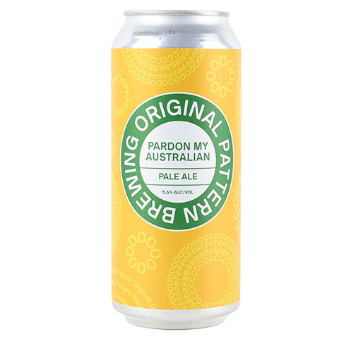 Original Pattern Pardon My Australian Pale Ale by Original Pattern Brewing Company, beer label